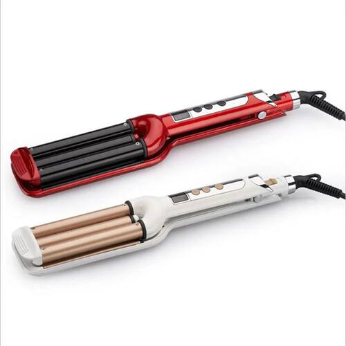 Curly hair artifact Three tube curling iron Liquid crystal d