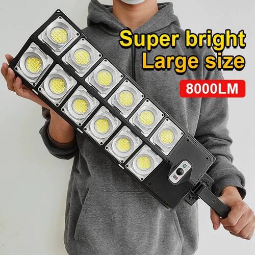 250W Solar Lights Outdoor Waterproof 8000LM LED Flood Lights