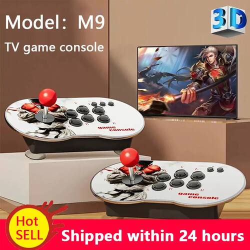 2026 New Retro Game Console 10000+ Games, M9 2 Player Handhe