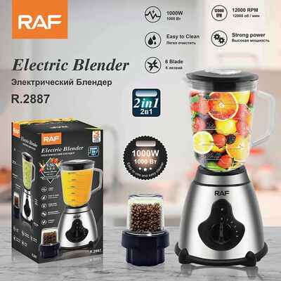 RAF 2-in-1 Juicer Grinder EU Plug Multifunctional Blender Fo