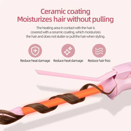 9mm Mini Hair Curling Iron Hair Curler Wand Professional Cur