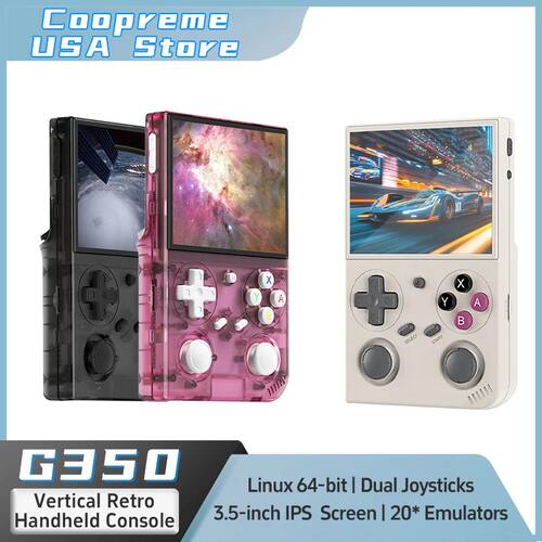 G350 Retro Handheld Game Console Linux 64-bit System 3.5
