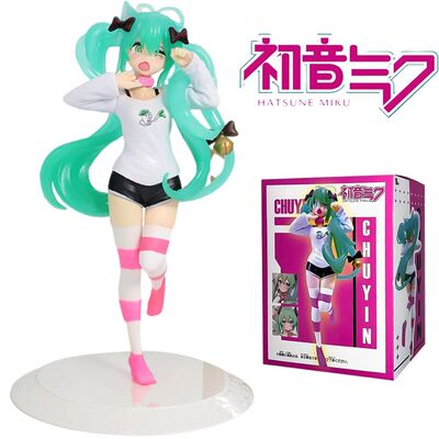 20CM Anime Hatsune Miku X Cinnamoroll Figure Anime Periphera