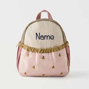 Custom Name Cute  Kids Backpack Embroidery Personalized Scho