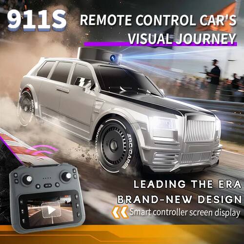 911S RC Cars - 4K HD Camera 4.3-inch Screen One Click Drif,