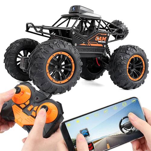 Rc Car with Hd Camera 1/18 Dual Control remot control Climbi