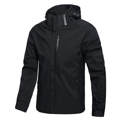 Men's Waterproof Rain Jacket Lightweight Outer Hooded Outdoo