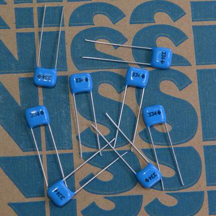 原装正品日精CBB薄膜电容器0.33UF/330nf/334/63V 精度5%