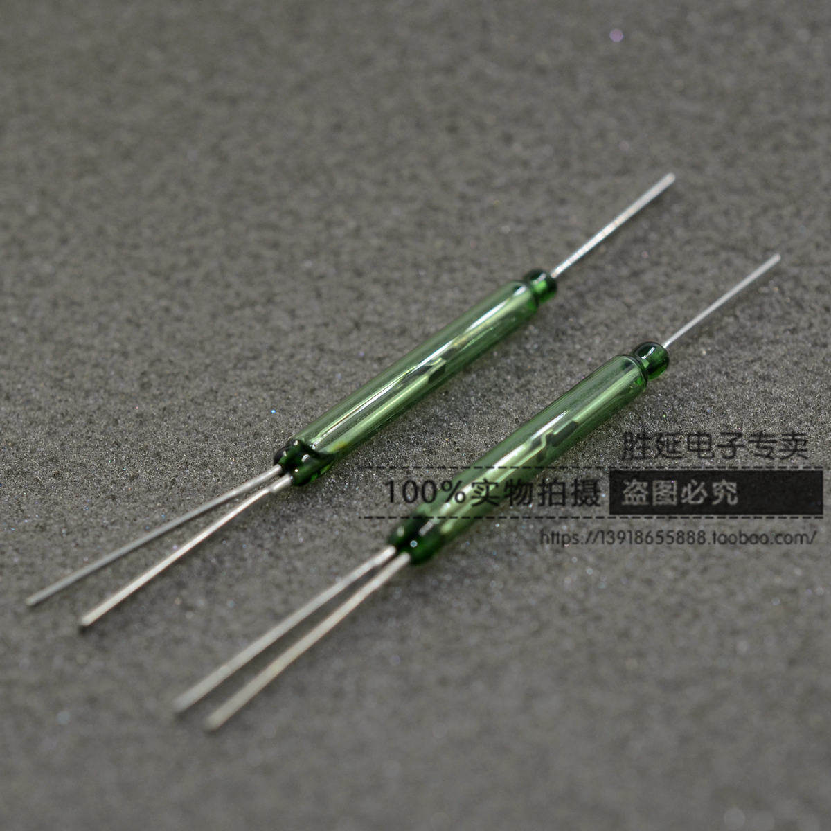 常开常闭舌簧开关4*36mm玻璃长 国产磁控开关4x36长 干簧管