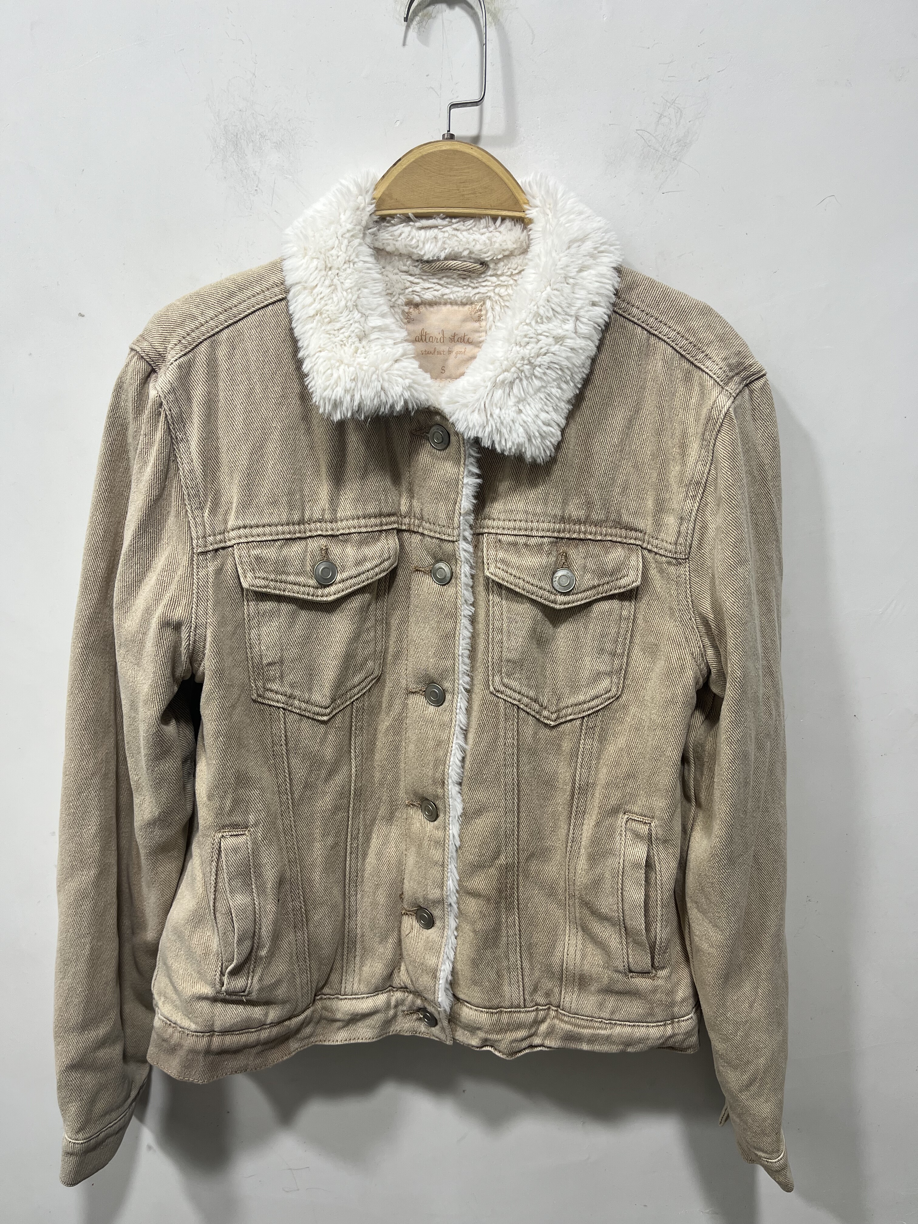 微瑕亏本清货秋冬女装时尚百搭休闲潮牌洗水牛仔棉服外套女羊羔绒