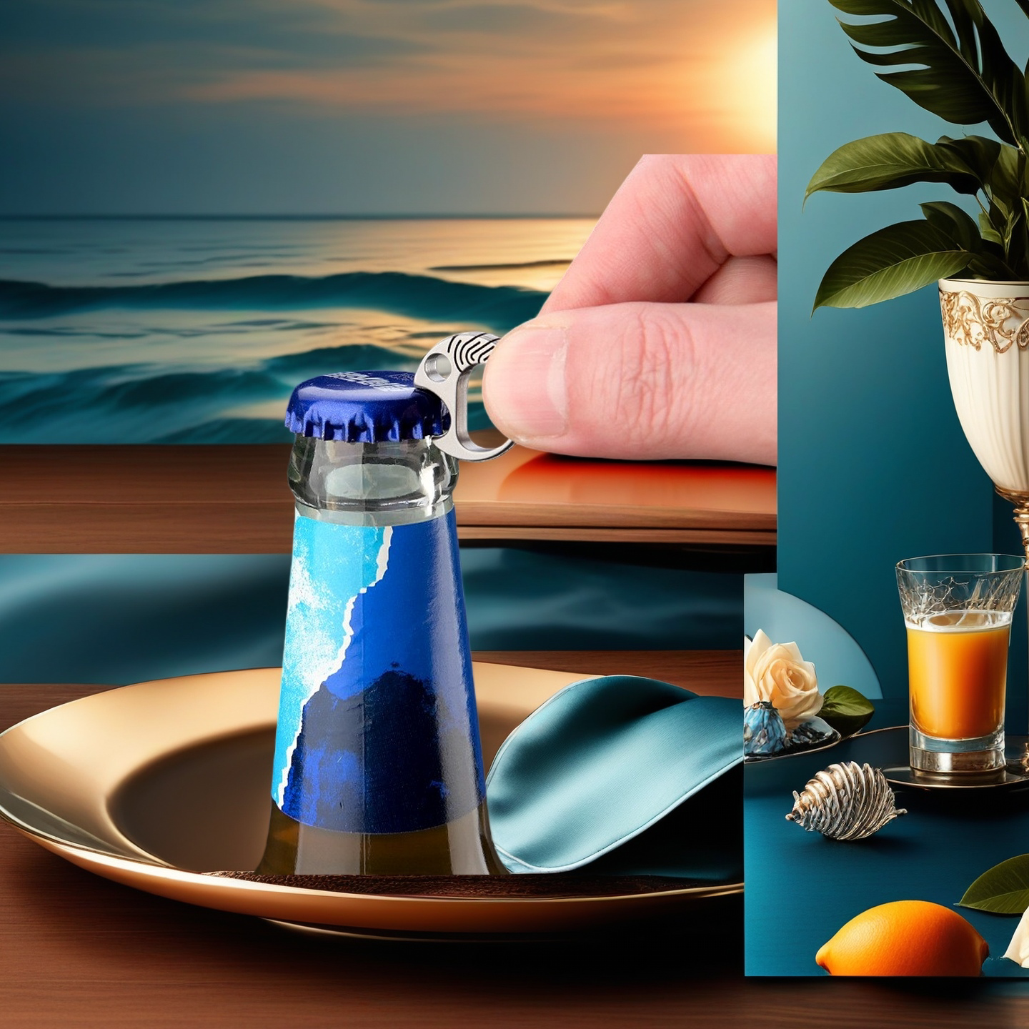 小鱼骨头 EDC超迷你袖珍钛合金小挂扣随身防丢盗钥匙便捷快开瓶器