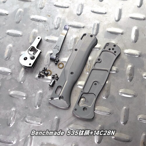 只是钛柄改装535 537 940 15535 4300 C217 C81进口14C28N手动DIY