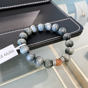 CELIE 百搭情侣珠串手链 KALIRA木变石鹰眼石檀香男女手串个性