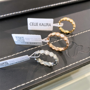KALRA欧阳娜娜同款 蜂巢菱形锆石戒指情侣戒指指环 CELIE 官方正品