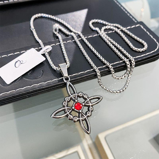 KALRA新年红石中国结项链男女时尚 好运挂件配饰 CELIE 官方正品