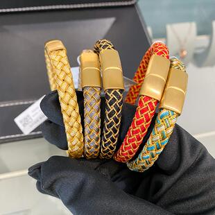 KALRA龙鳞手绳本命年情侣款 五彩编织民族手环红绳 CELIE 官方正品