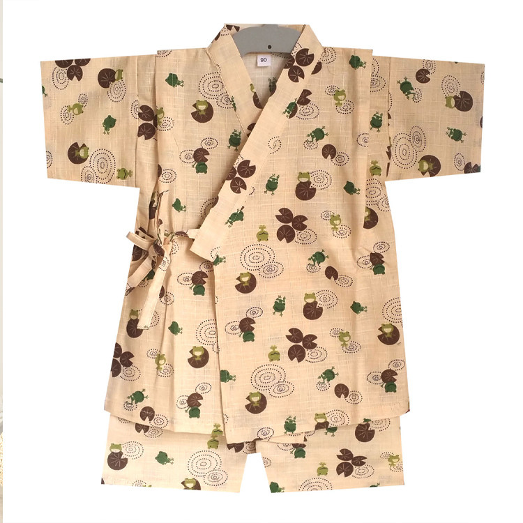 清日本儿童甚平男孩家居服套装空调睡衣派队六一演出浴衣纯棉和服