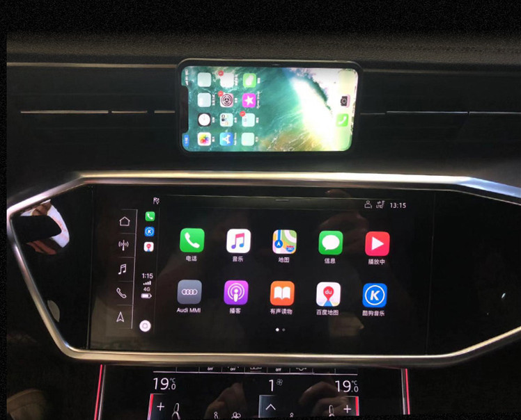 奥迪D5C8 A6L A7 A8保时捷卡宴Pcm5.1远程激活苹果无线carplay