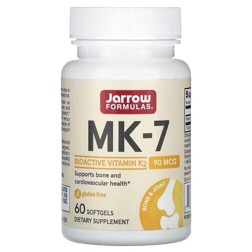 Jarrow杰诺MK7维生素K2助力骨骼健康补钙中老年保健品
