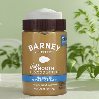 BarneyButter美国杏仁酱无糖盐