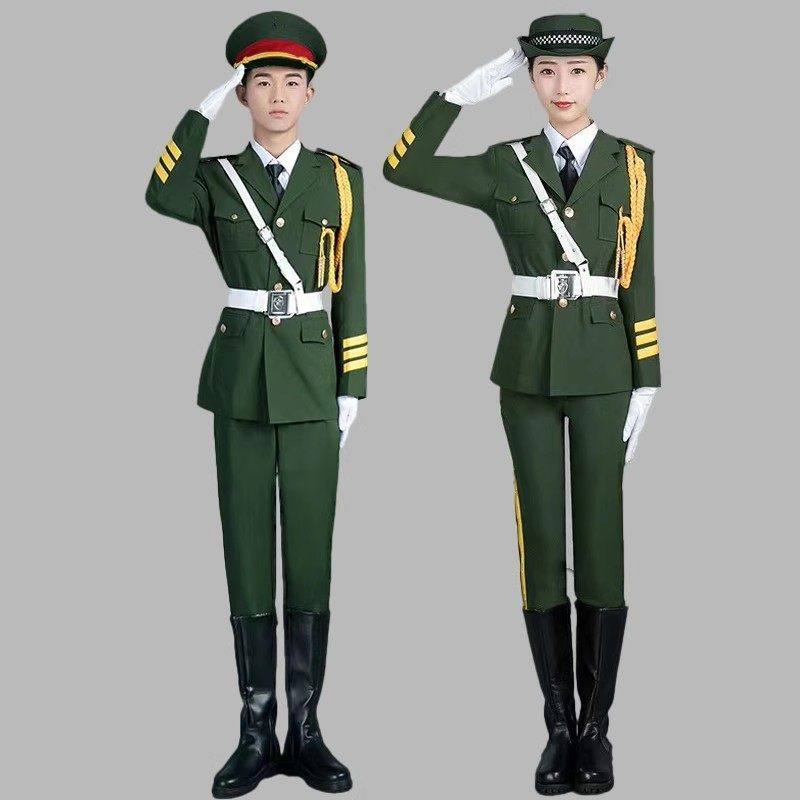 初高中学校仪仗队套装升旗手服装乐队制服合唱舞台装护旗手礼服套