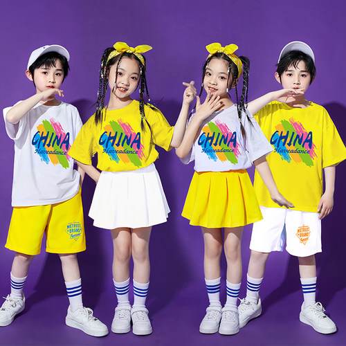 六一儿童啦啦队演出服幼儿园舞蹈合唱服小学生运动会服装拉拉操服