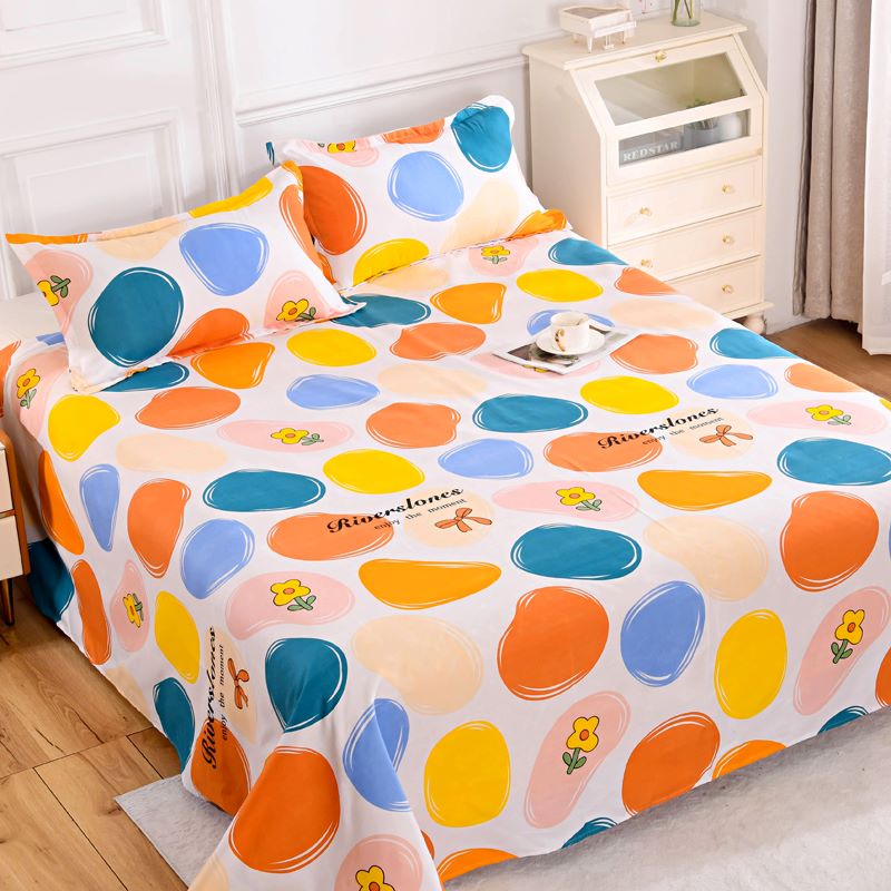 加厚植物羊绒床单单人床1.2米学生宿舍被单双人磨毛2米水洗棉1.