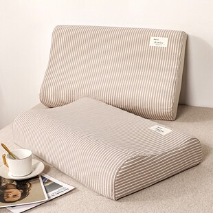 家用单人儿童枕头套30×50双人枕芯套秋季 全棉乳胶枕套一对装 夏季