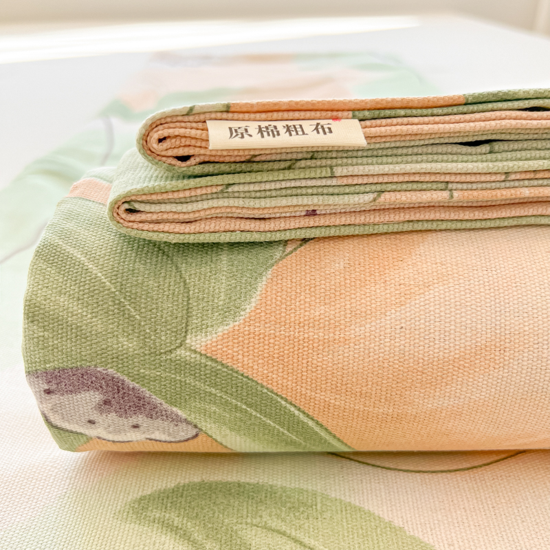 夏季原棉老粗布床单宿舍单人被单