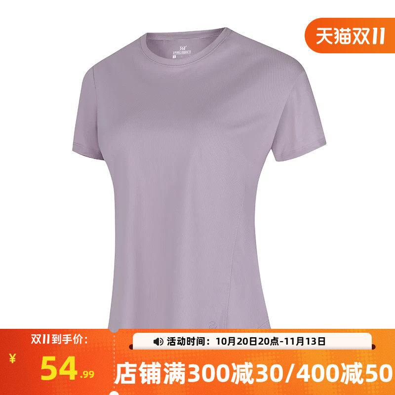 361度T恤2026年秋季新款女圆领短T恤