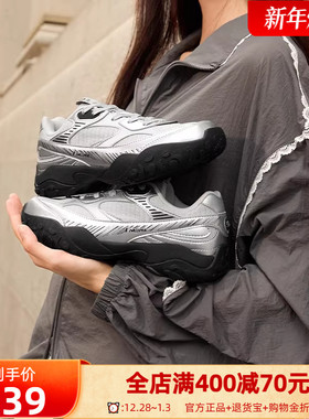 天鹅鞋361芭蕾风运动鞋女2025冬季新款革网透气休闲鞋鞋子德训鞋