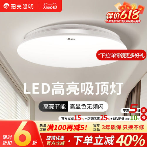 LED20卧室灯阳光新品简约