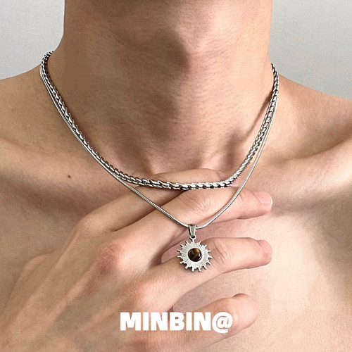 「一心向阳」双层叠戴项链