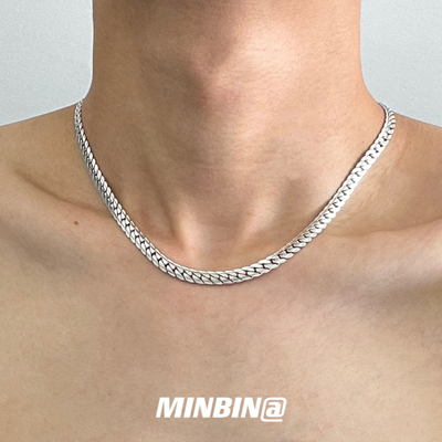 压花古巴锁骨项链不褪色