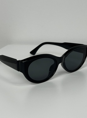 嘻哈墨镜女猫眼复古感