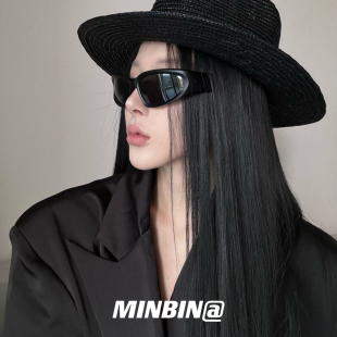 Y2K赛博朋克未来感墨镜女高级感欧美街拍防晒开车太阳眼镜男潮酷