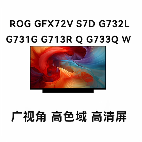 更换ROG GFX72V S7D G732L G731G G713R Q G733Q W液晶显示内屏幕
