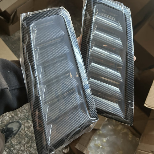 适用福克斯MK2 RS风格引擎盖机盖出风口通用款通风格栅网格格栅改