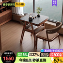 木小咖 山野阳台桌椅套件家用泡茶桌可收纳一桌两椅组合休闲椅