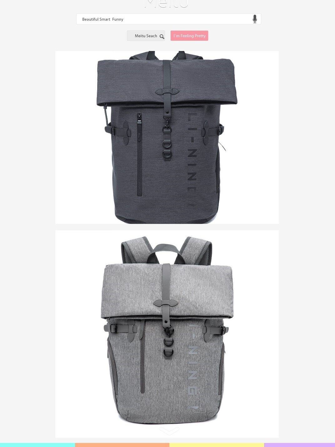 李宁男女运动休闲防泼水双肩背包