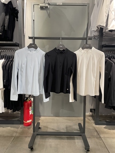 运动高弹上衣 李宁长袖 女子健身系列修身 新款 ATLW062 T恤2026春季