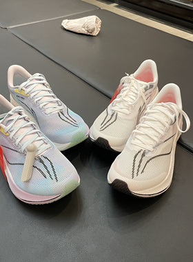 李宁飞电4challenger女子碳板䨻丝减震防滑透气低帮跑步鞋ARMV010