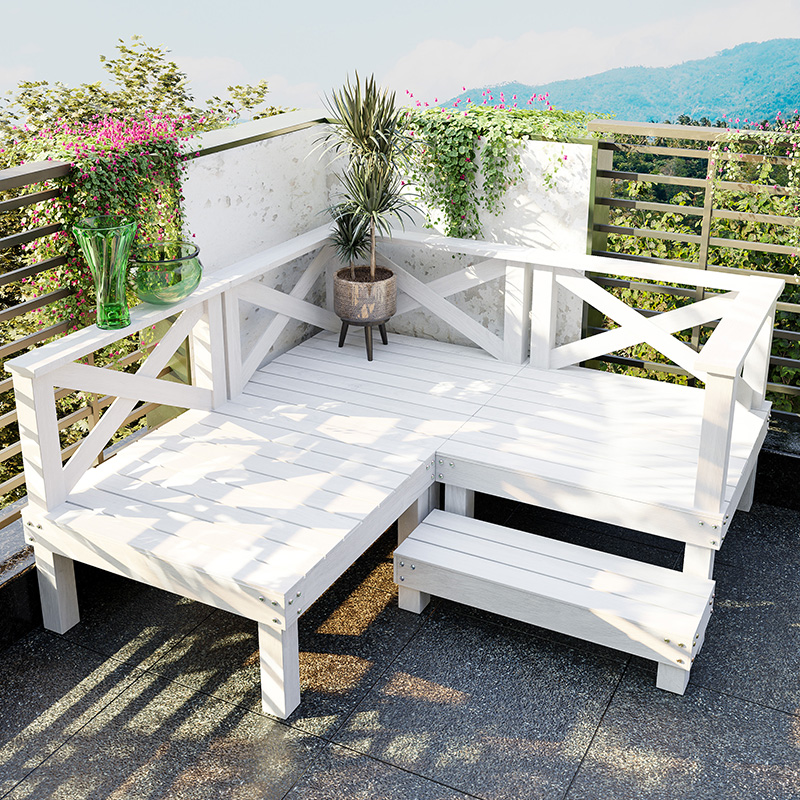户外防腐木榻榻米地台平台