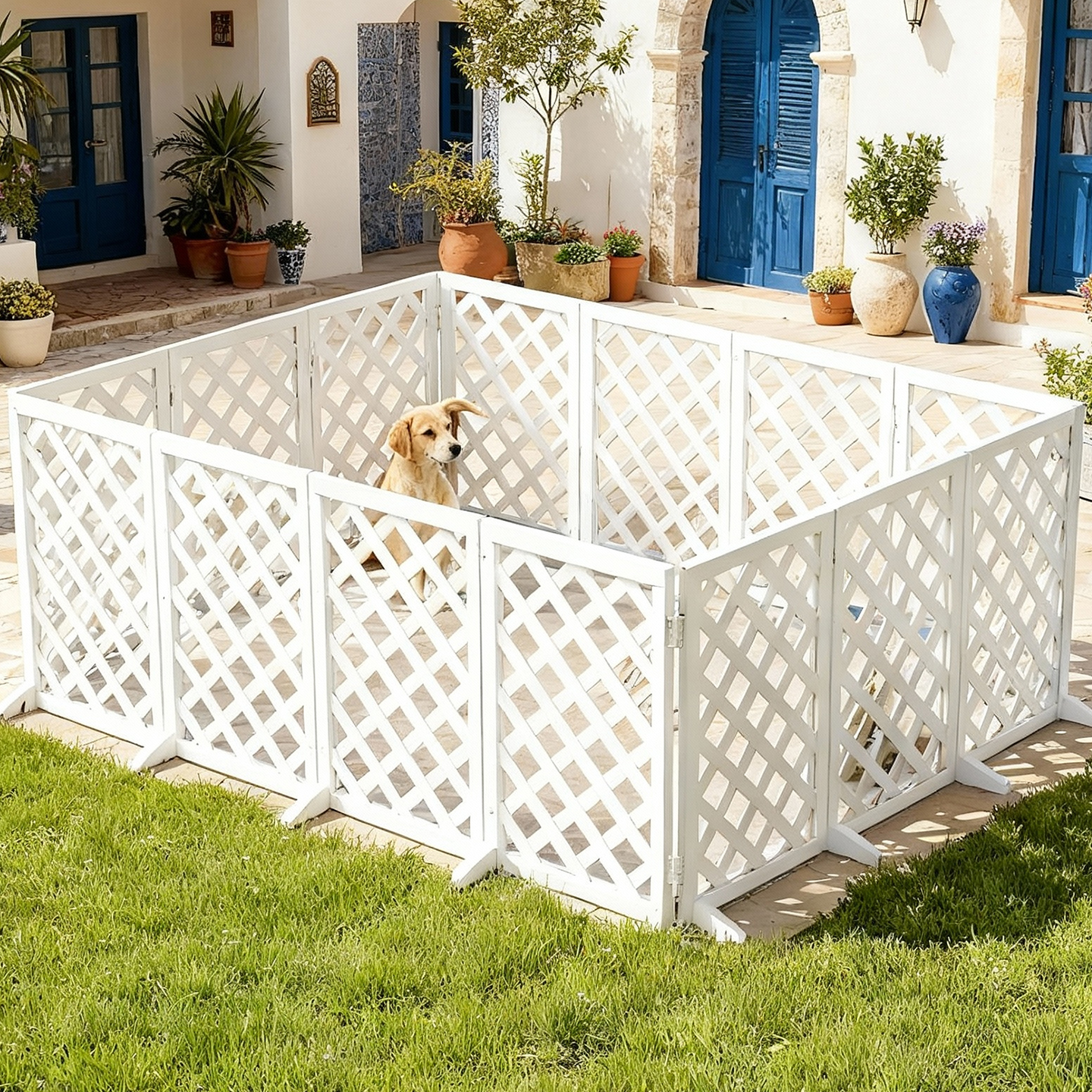 户外简易宠物围栏狗笼子