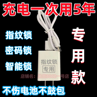 密码锁专用5V2A低热慢充充电器人脸指纹通用型智能自动断电充电头