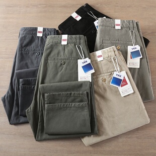 长裤 2025春秋新款 阿美咔叽工装 休闲裤 男 棉日系复古宽松小直筒男式