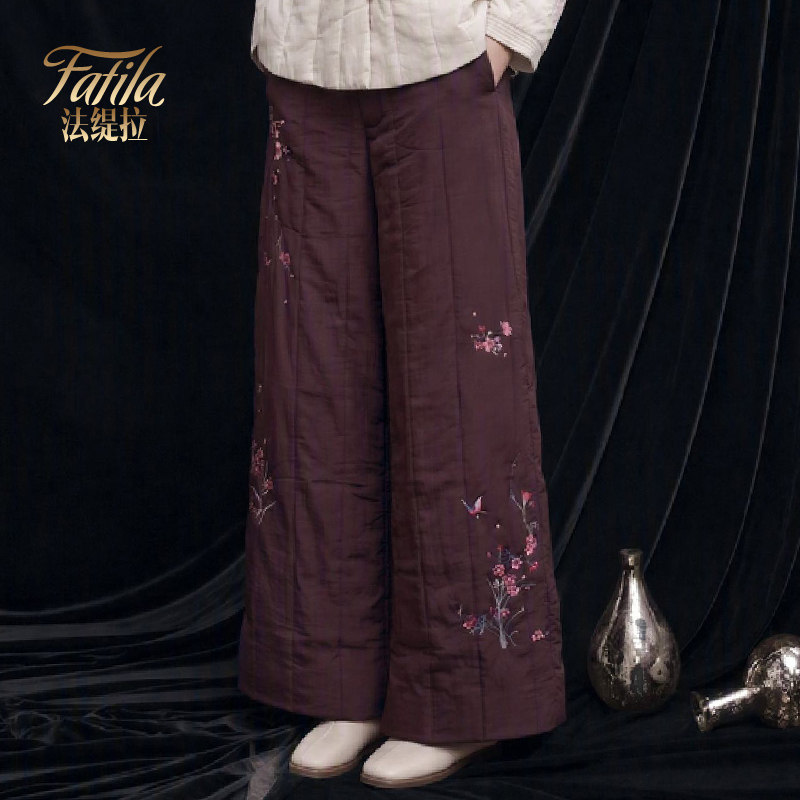 新中式汉服棉裤女冬装新款2026