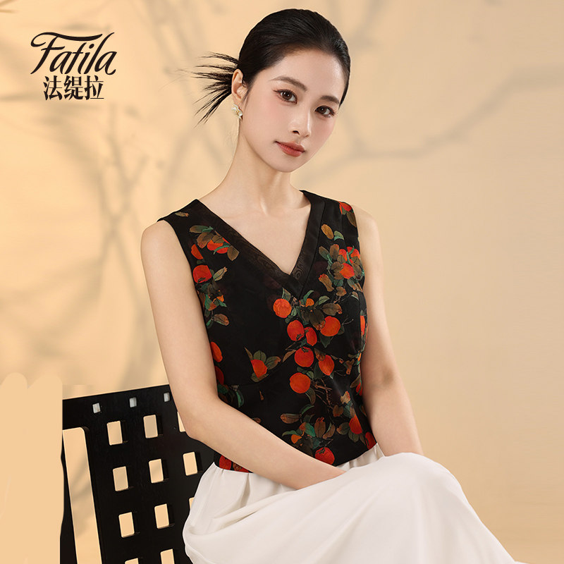 香云纱真丝上衣女短款夏季新款