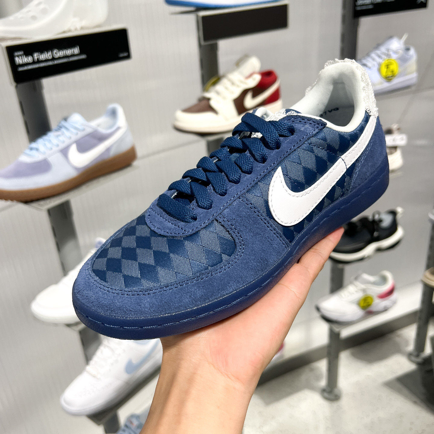 正品耐克女鞋2026夏季新款菱形格子复古板鞋运动休闲鞋IH2487-400