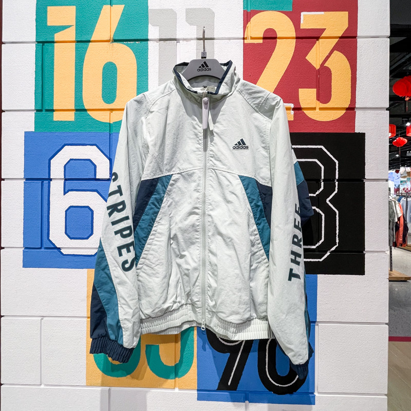 ADIDAS阿迪达斯男女装2024春新款梭织宽松休闲运动夹克外套IS5148图片